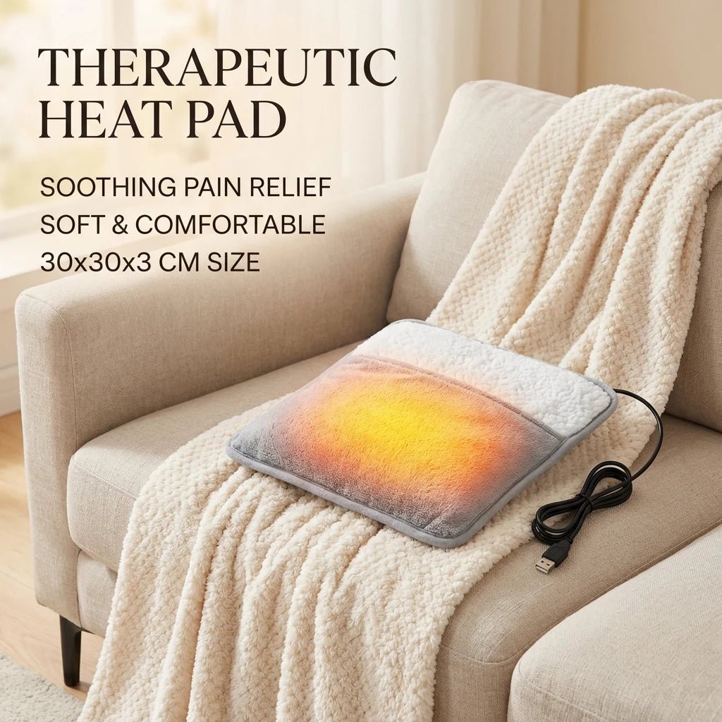 Chauffe - pieds électrique USB | Coussin chauffant doux et lavable - CoconTech