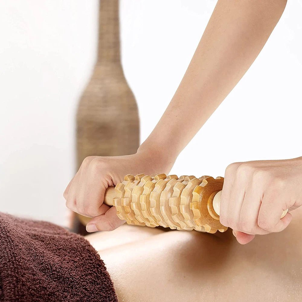 Kit de maderothérapie en bois - 2 outils de massage pour le corps - CoconTech
