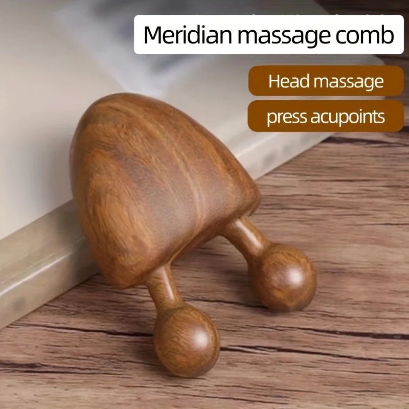 Masseur visage en bois de santal - CoconTech