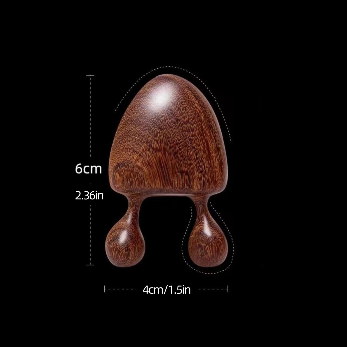 Masseur visage en bois de santal - CoconTech