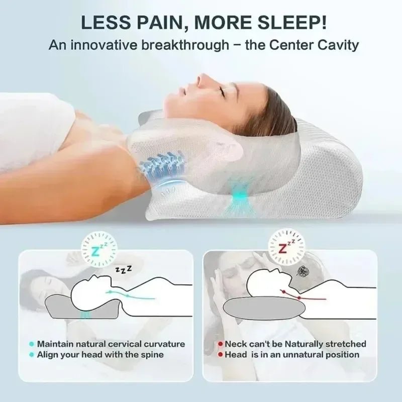 Oreiller Cervical Anti Douleurs & Ronflement - CoconTech
