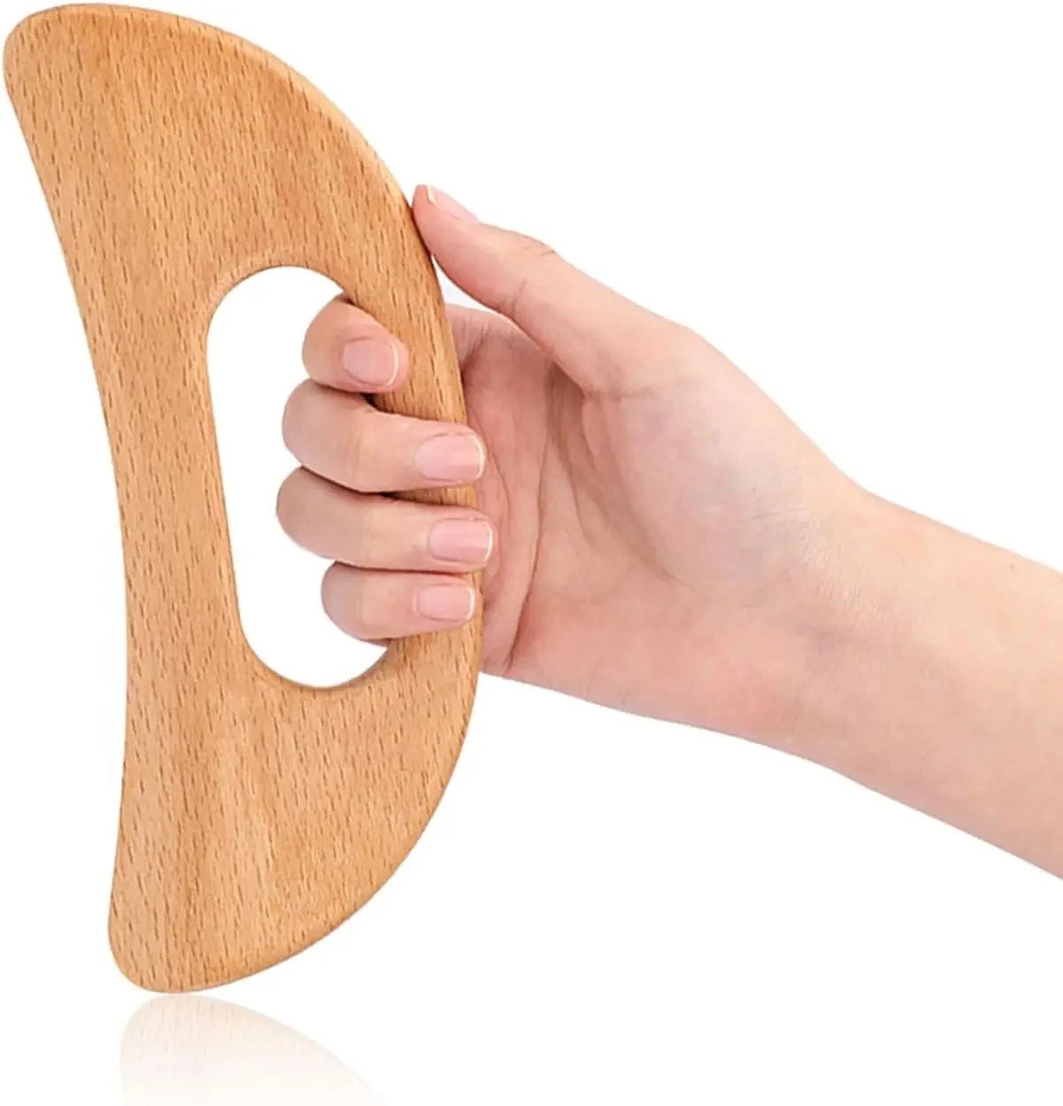 Outil de massage Gua Sha en bois - CoconTech