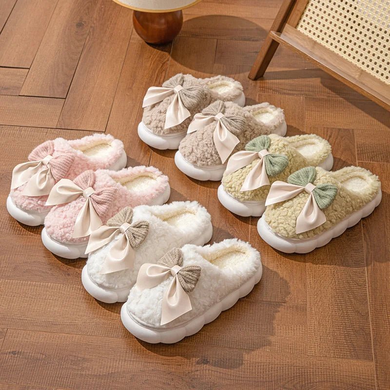 Pantoufles femme coton chaud semelle épaisse CoconTech - CoconTech