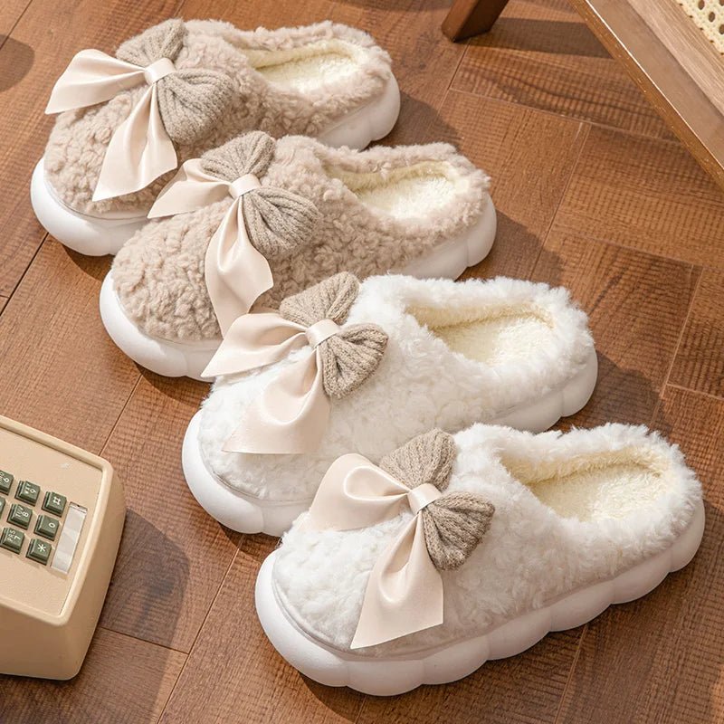 Pantoufles femme coton chaud semelle épaisse CoconTech - CoconTech