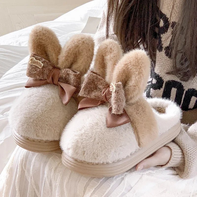 Pantoufles Lapin Fausse Fourrure CoconTech - CoconTech